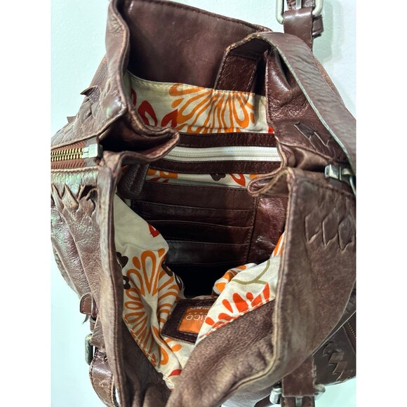 LATICO USA BROWN LEATHER EXPANDABLE TOTE - Picture 11 of 11